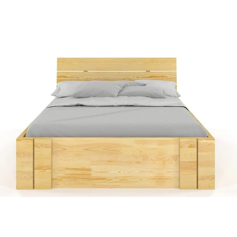 Lit en bois 180x200 avec rangement collection MODENA