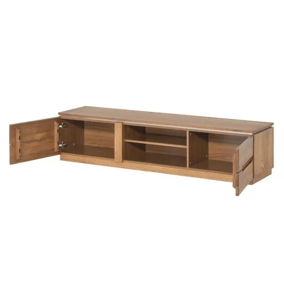 Meuble TV en bois avec 2 portes collection MONTE