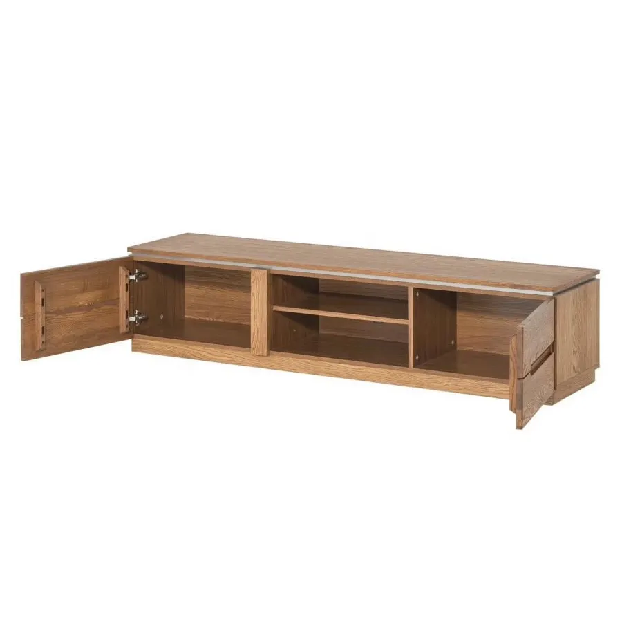 Meuble TV en bois avec 2 portes collection MONTE