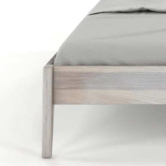 Lit chêne blanchi style contemporain deux personnes VENISE