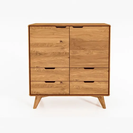 Commode haute bois collection Sven