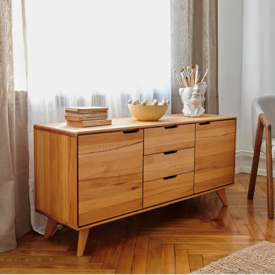 Commode bois massif scandinave collection Sven