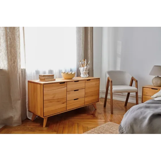 Commode bois naturel collection Sven