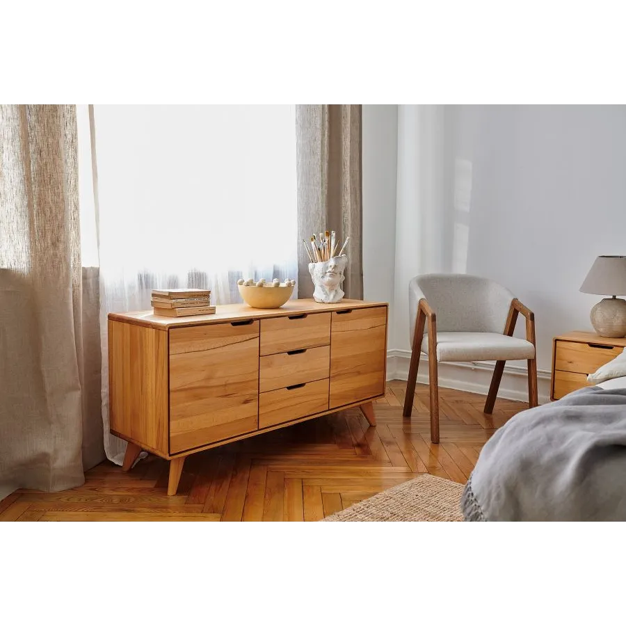 Commode bois naturel collection Sven