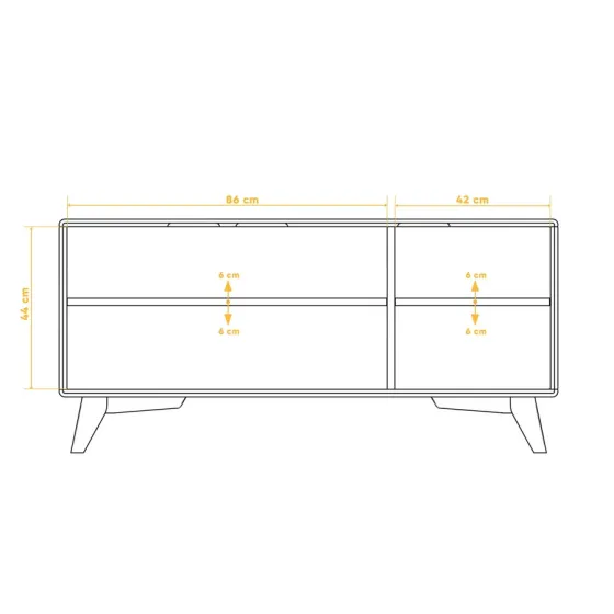 Meuble buffet bois collection Sven