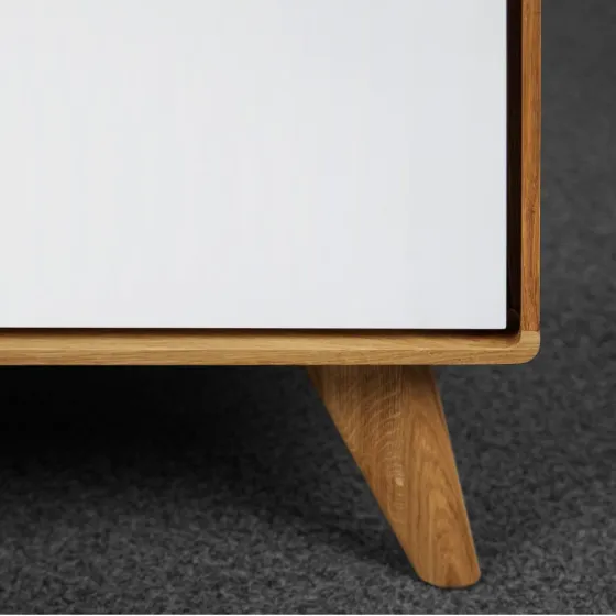 Meuble TV en bois massif 180 cm collection Sven