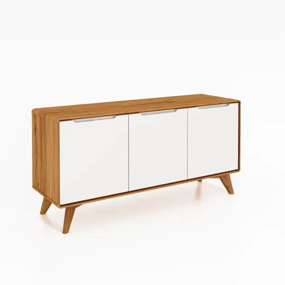 Buffet bois massif et blanc collection Sven