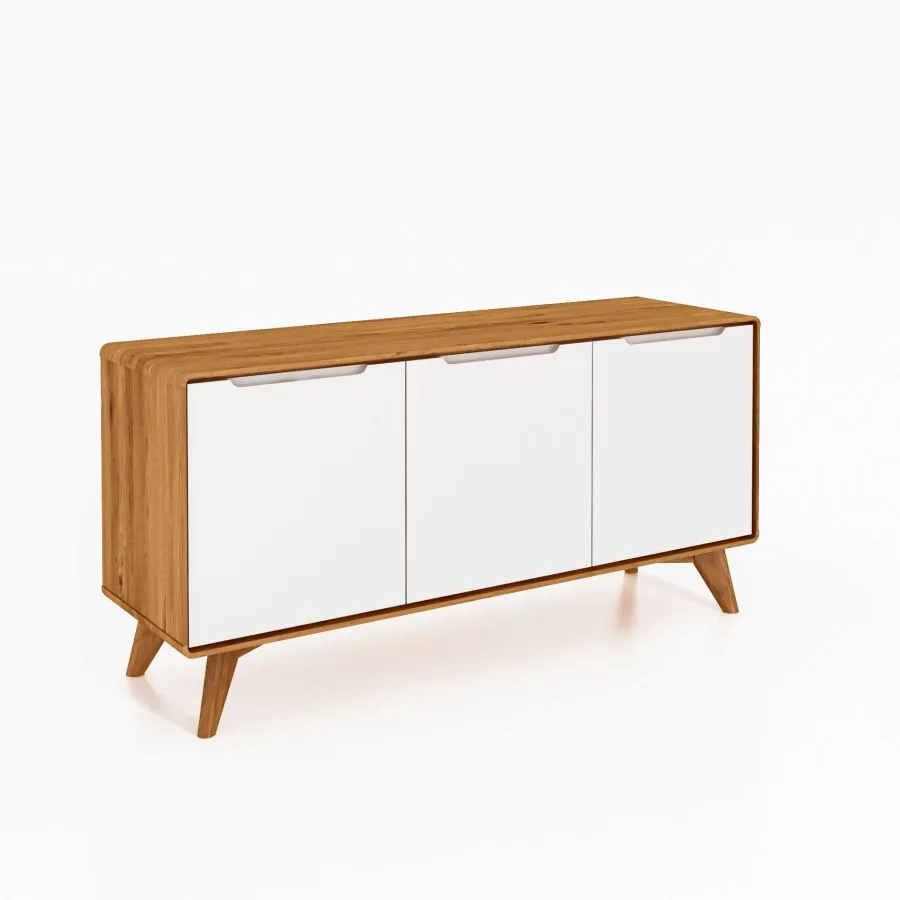 Buffet bois massif et blanc collection Sven