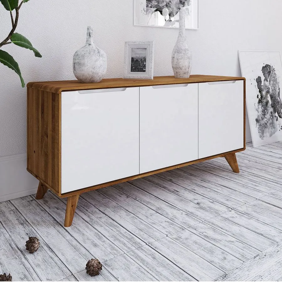 Buffet en chêne et blanc collection Sven