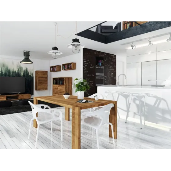 Table bois massif  pour salon collection Allure