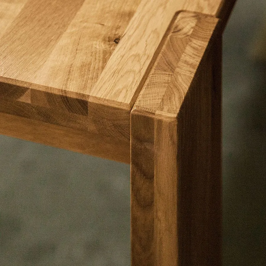Table en bois massif naturel rectangulaire ALLURE