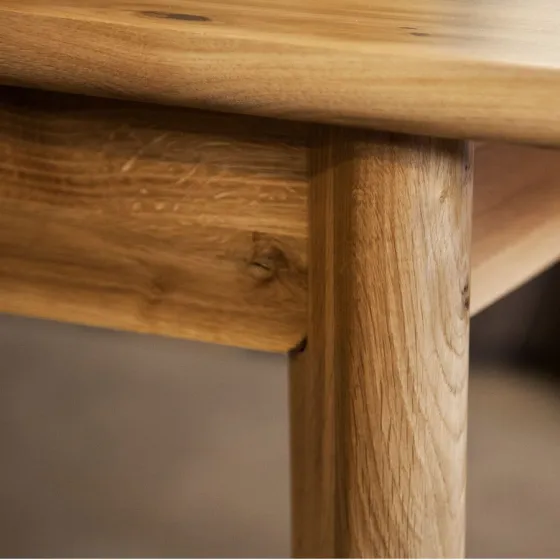 Table chêne extensible 100x200 collection SVEN