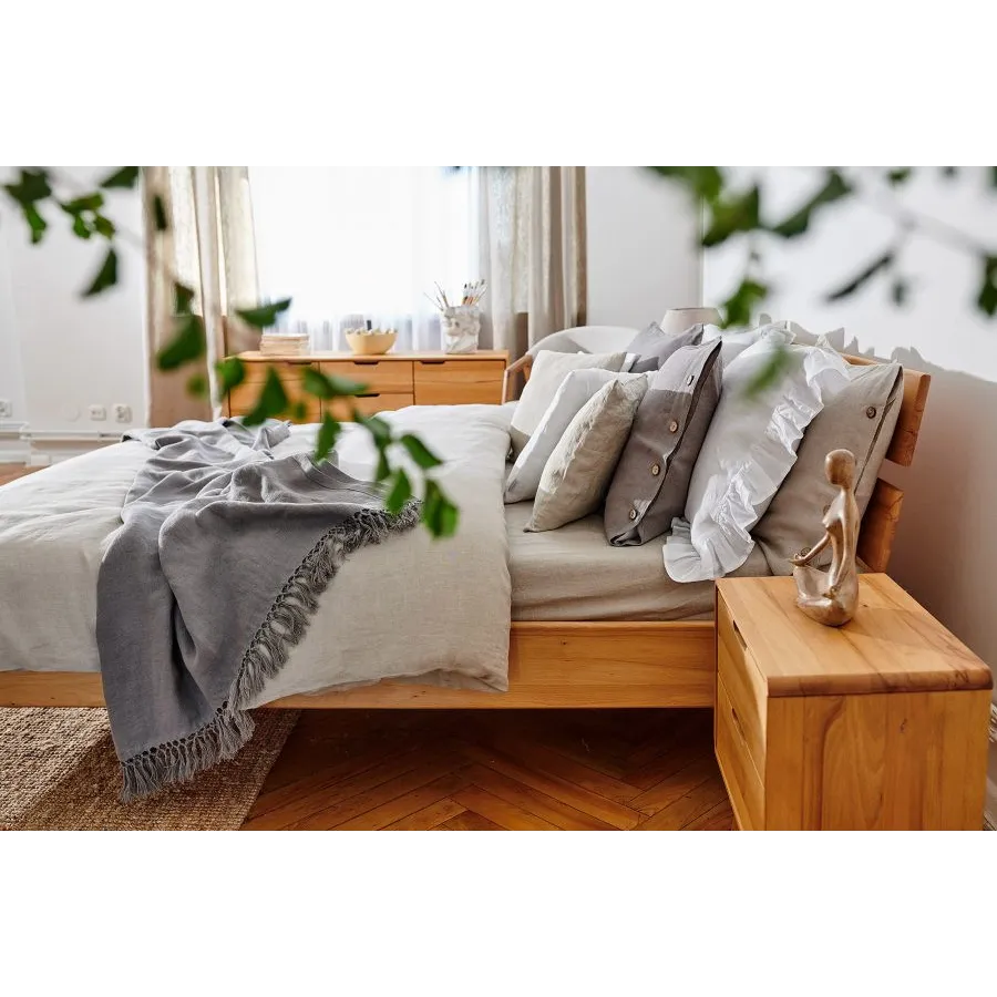 Lit scandinave bois massif collection Sven