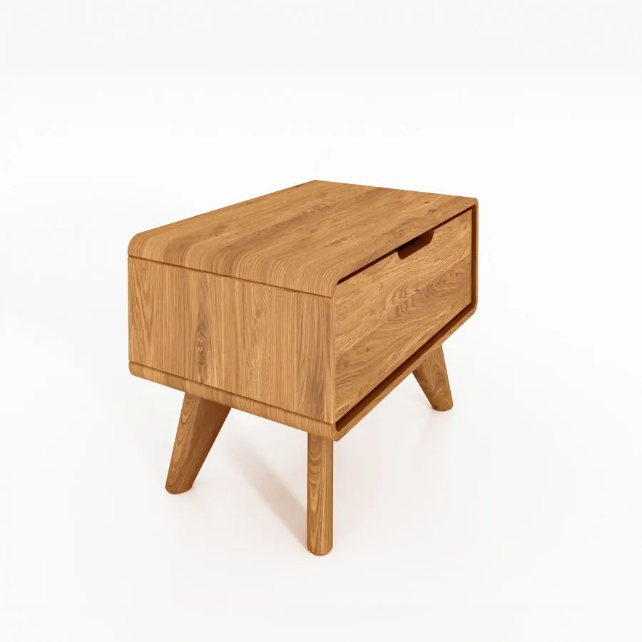 Table de chevet en bois chene massif collection Sven