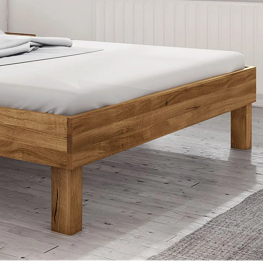 Lit 160x200 en chêne collection Léo