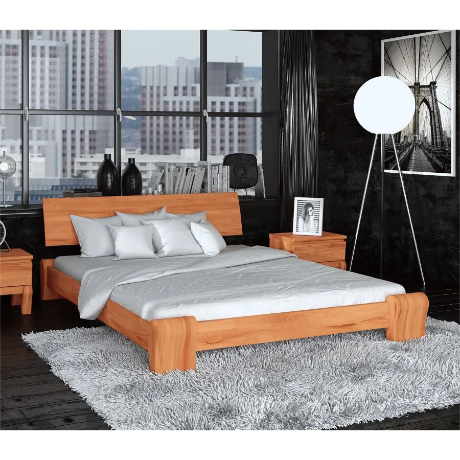 Lit 140x190 bois collection KENT
