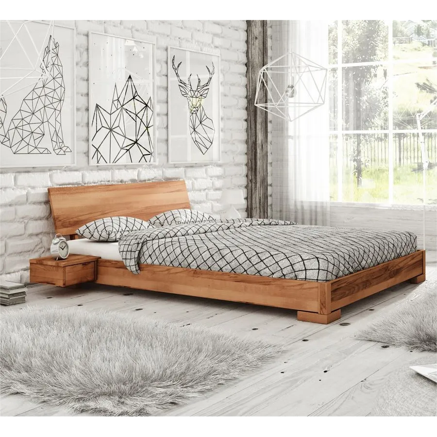 Lit design bois massif collection Soho