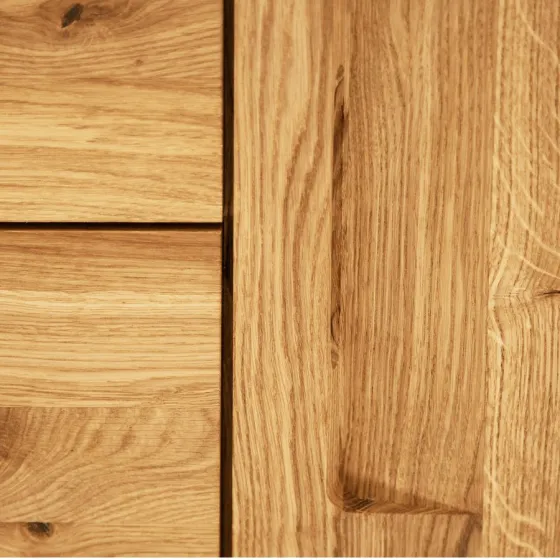 Buffet bas en bois chêne naturel collection Vigo