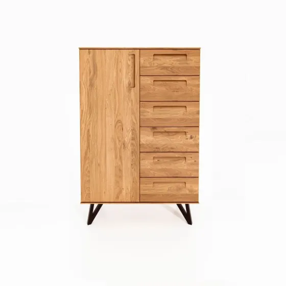 Commode haute bois massif collection VIGO