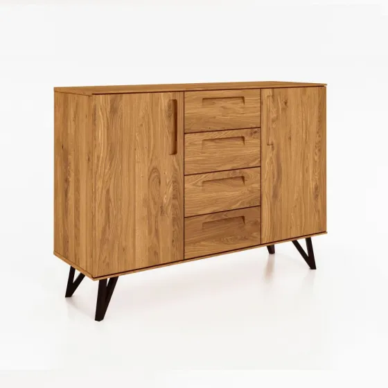 Commode 100% chêne massif collection Vigo