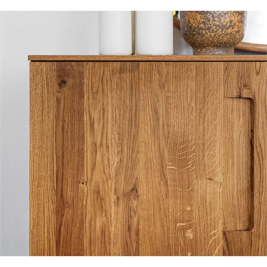 Commode bois chêne naturel collection Vigo