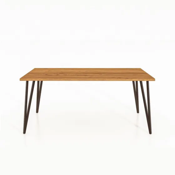 Table bois et métal collection Vigo