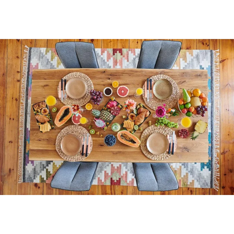 Table bois et métal pour salle a manger collection Vigo