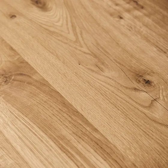 Table en bois chêne massif et métal collection Vigo