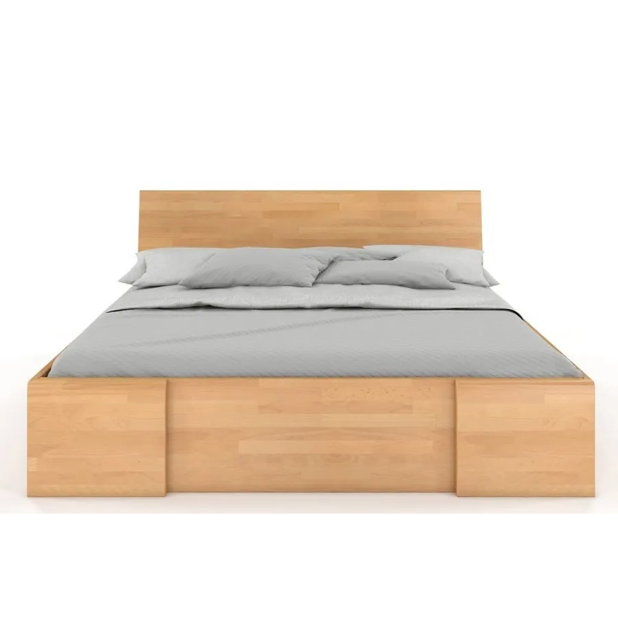 Lit en bois massif avec tiroir 160x200 collection NOVA