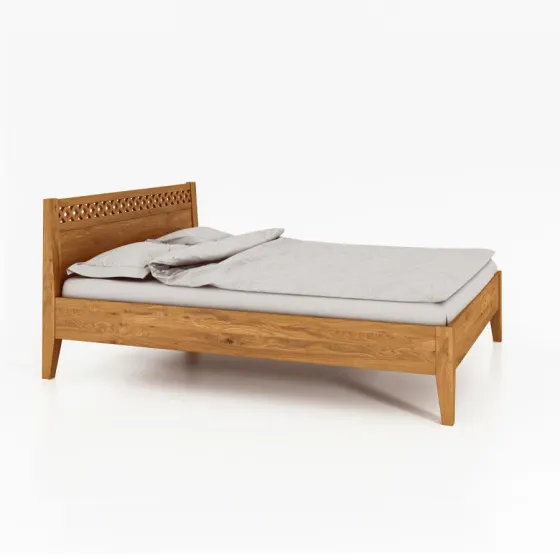Lit en bois naturel collection Evora