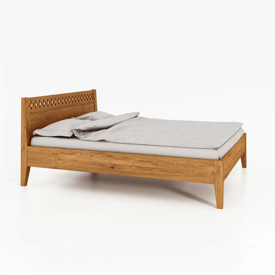 Lit en bois naturel collection Evora