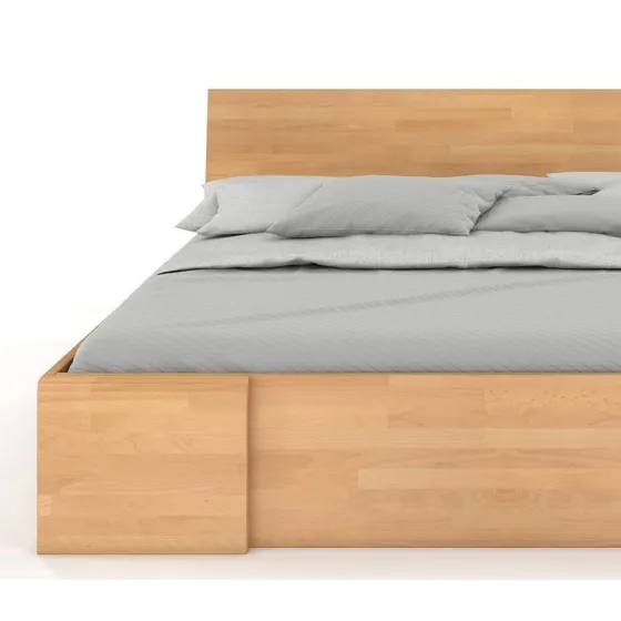 Lit avec tiroir 100% en bois massif naturel collection NOVA