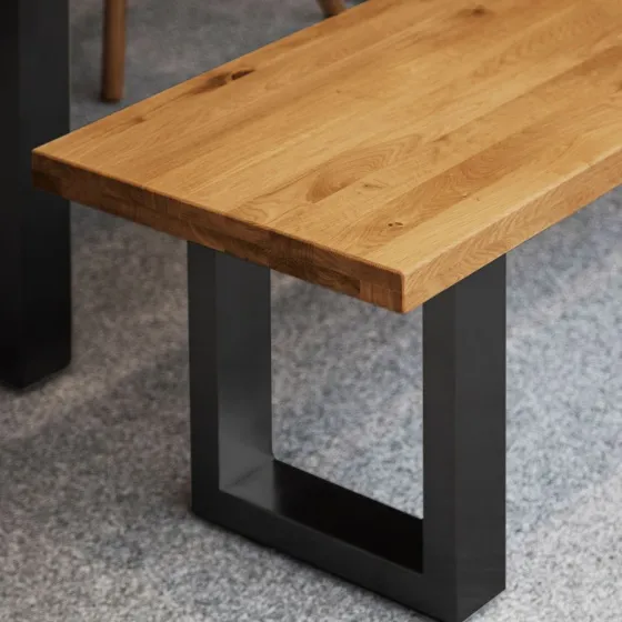Banc bois et pieds métal collection Styl