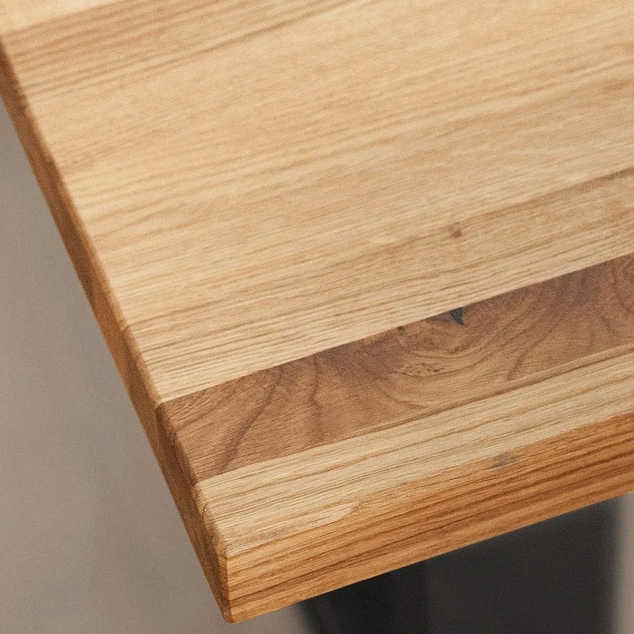 Table basse industrielle bois 100% massif collection Styl