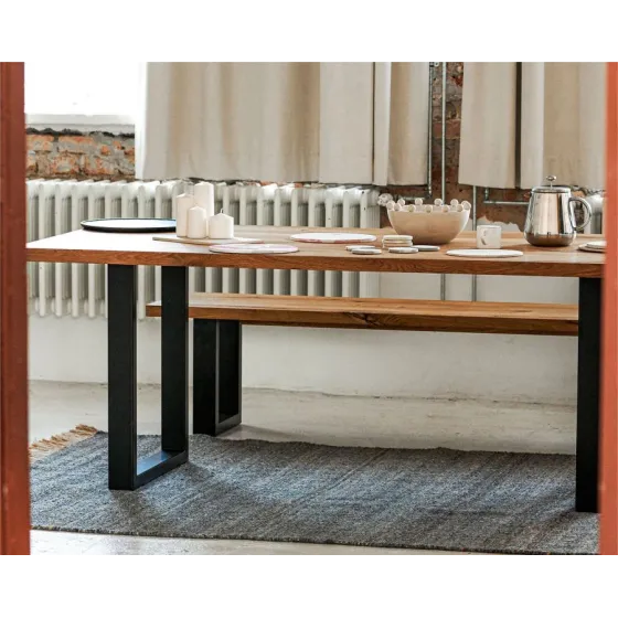 Table industriel bois 200x100 collection Styl