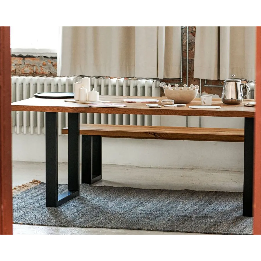 Table industriel bois 200x100 collection Styl