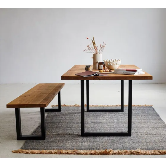 Table bois industriel 140x90 collection Styl