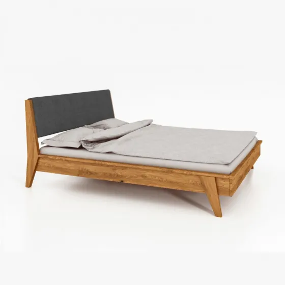 Lit double en bois collection Vintage