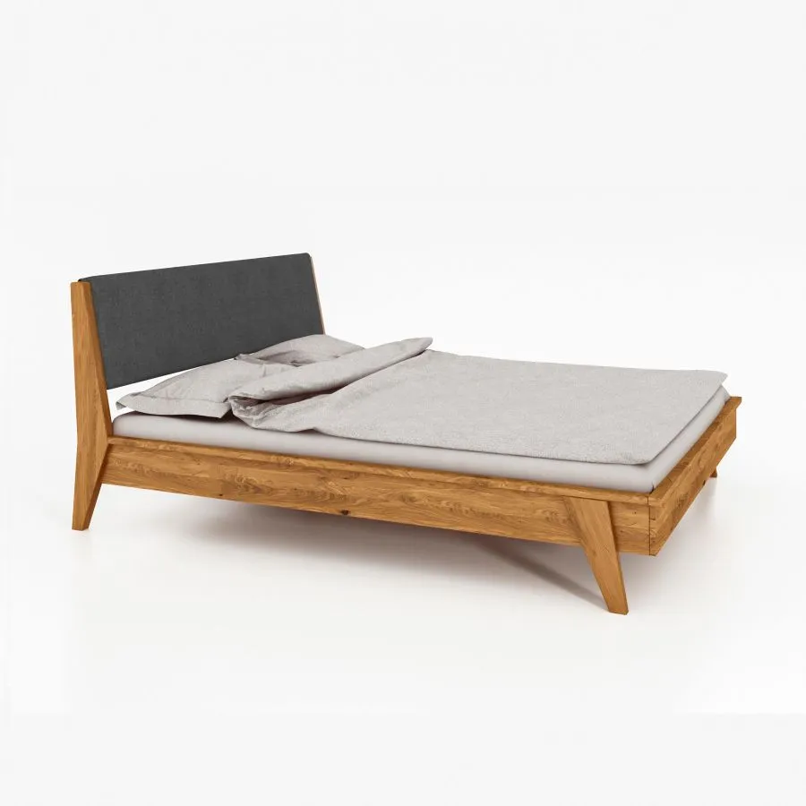 Lit double en bois collection Vintage