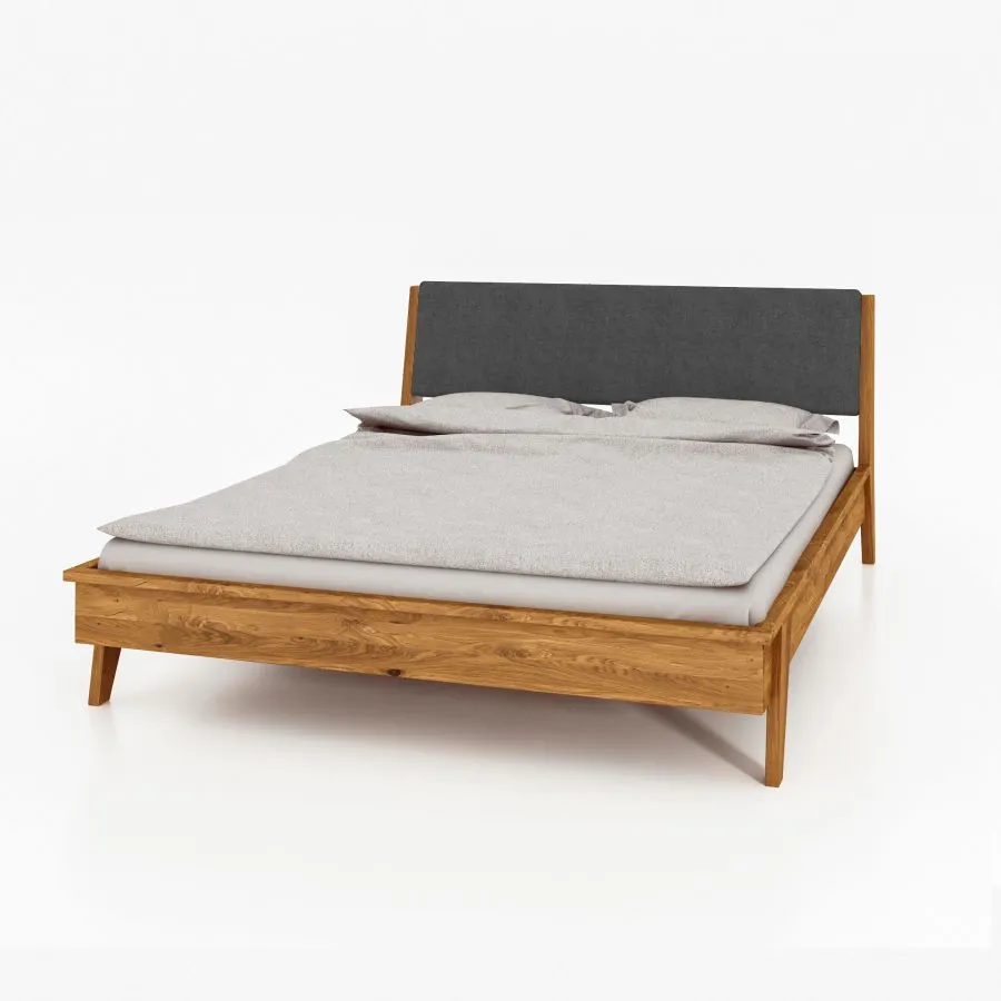 Lit double chêne massif collection Vintage