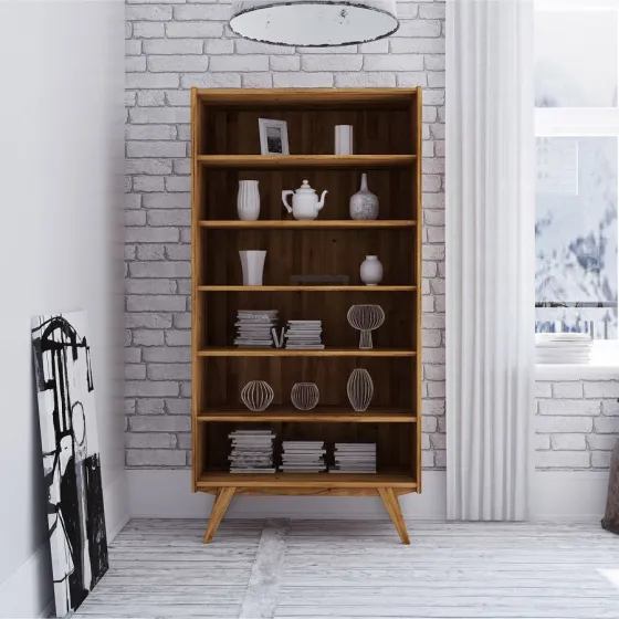 Bibliothèque en bois massif collection VINTAGE