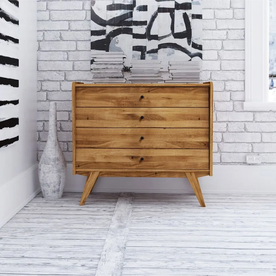 Commode en bois massif collection VINTAGE