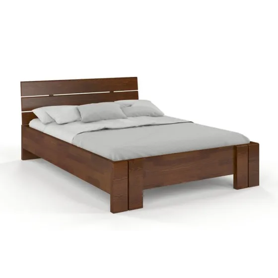 lit en pin 160x200 finition noyer collection MODENA
