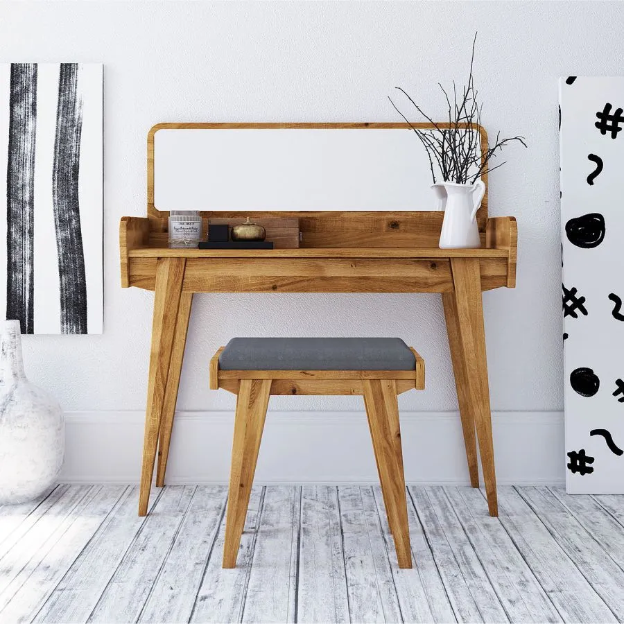 Coiffeuse bois massif collection VINTAGE