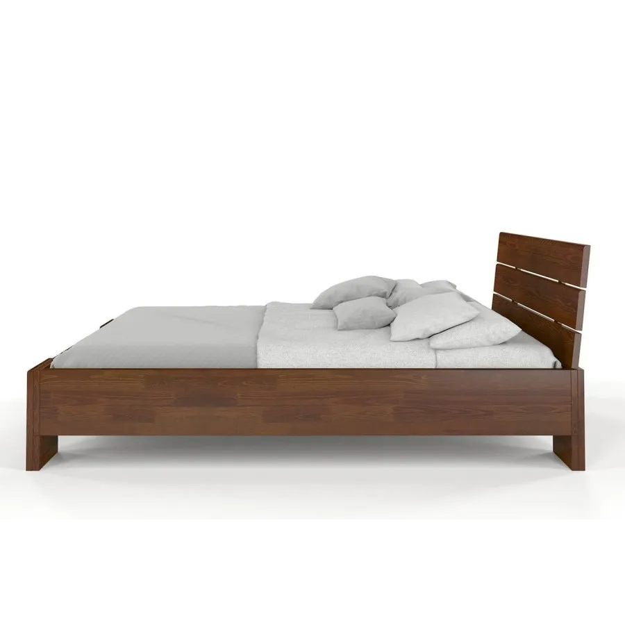 lit en pin 180x200 finition noyer collection MODENA