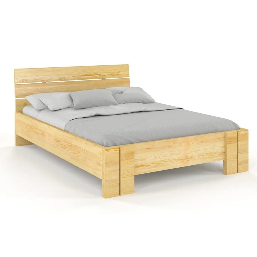 lit en pin 160x200 finition naturel collection MODENA