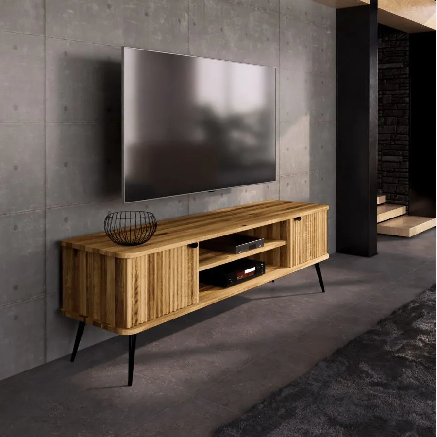 Meuble TV bois 180 cm collection Linéa