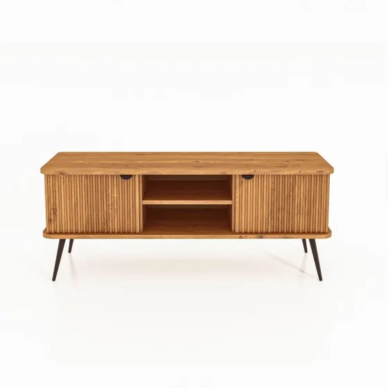 Meuble TV bois 140 cm collection Linéa