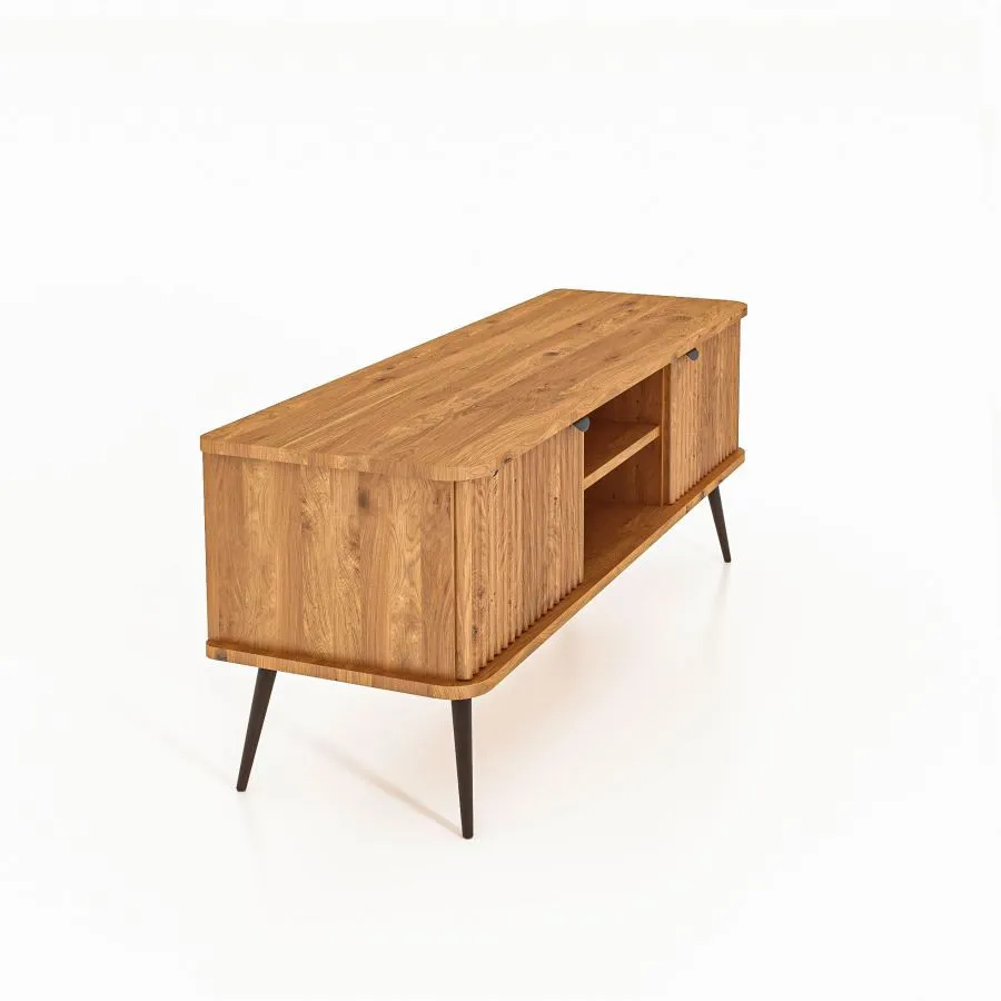 Meuble TV chêne 2 portes collection Linéa