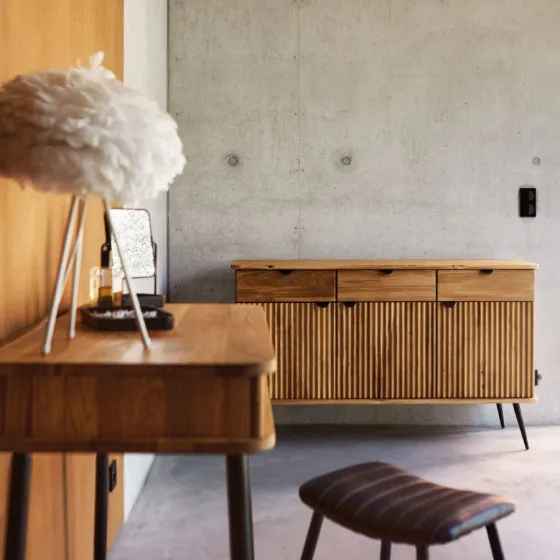 Buffet bois salon collection Linéa